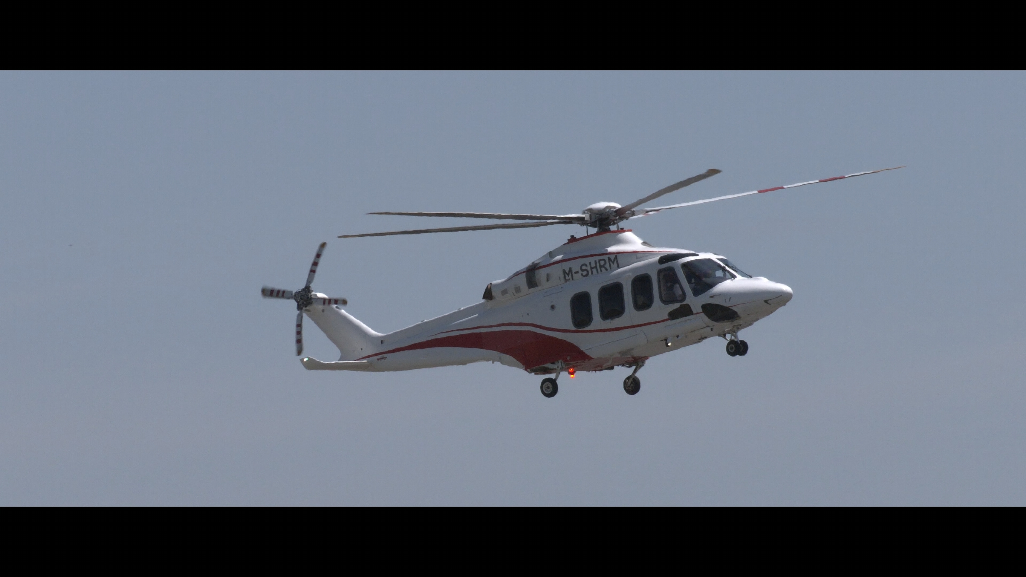 Leonardo AW139 Landing at Stansted